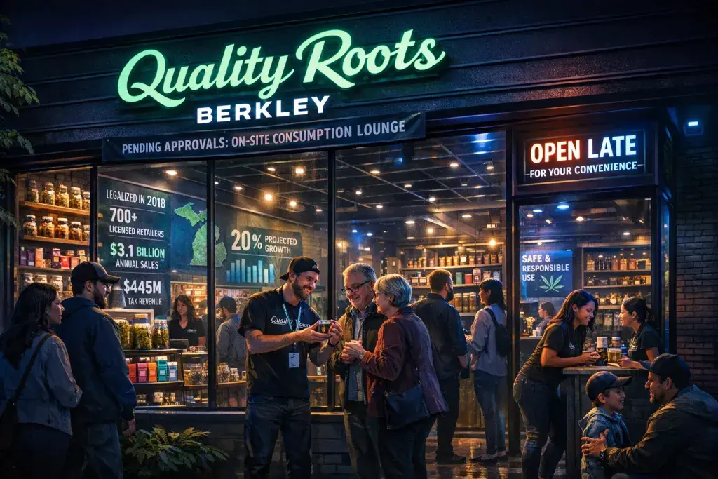 Quality Roots Launches Berkley Retail Location to Meet Rising Cannabis Demand