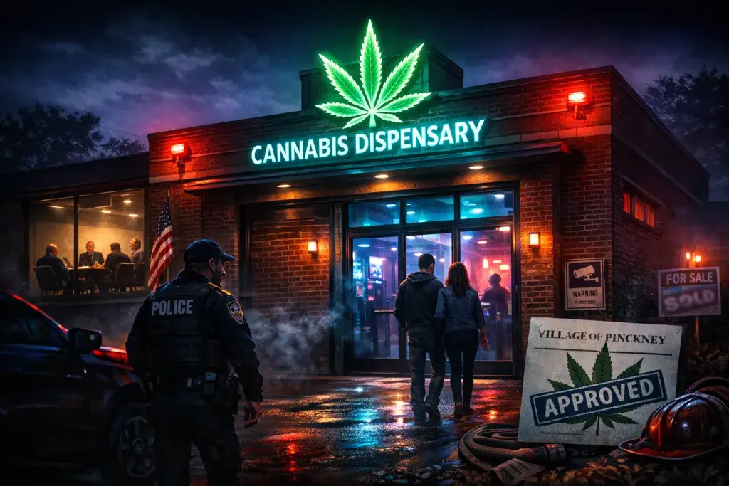 Pinckney Village Council Approves Fire Station Conversion for Marijuana Retail