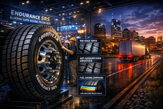 Goodyear Launches Endurance SRS Steer Tire for Blurring Super-Regional Trucking Needs