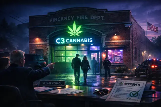 Pinckney Village Council Approves Old Fire Station for Marijuana Retail