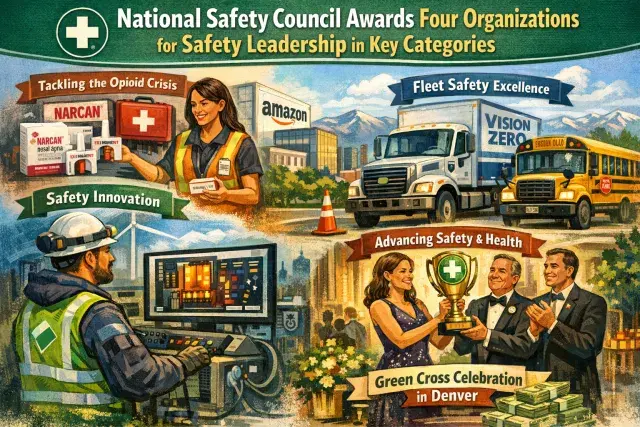 National Safety Council Awards Four Organizations for Safety Leadership in Key Categories