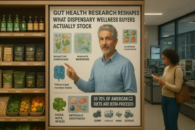 Gut Health Research Reshapes What Dispensary Wellness Buyers Actually Stock