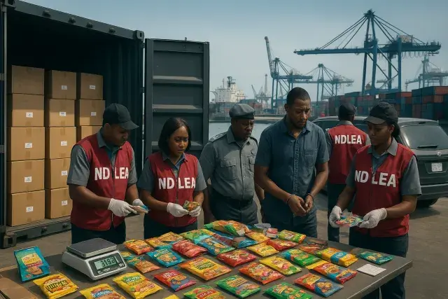 Nigerian Drug Agency Seizes Cannabis Edibles Hidden in Lagos Port Container