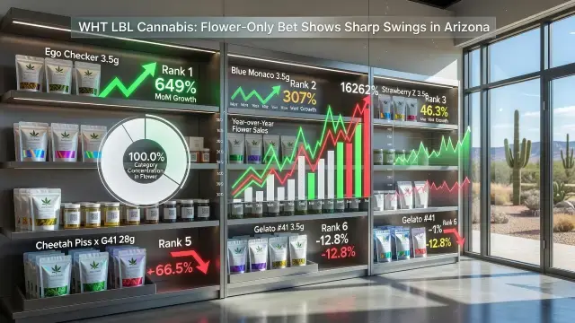 White-Label Brand's Flower-Only Bet Shows Sharp Swings in Arizona