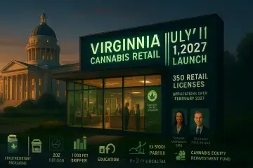 Virginia Strikes Cannabis Retail Deal, Setting July 2027 Launch Date